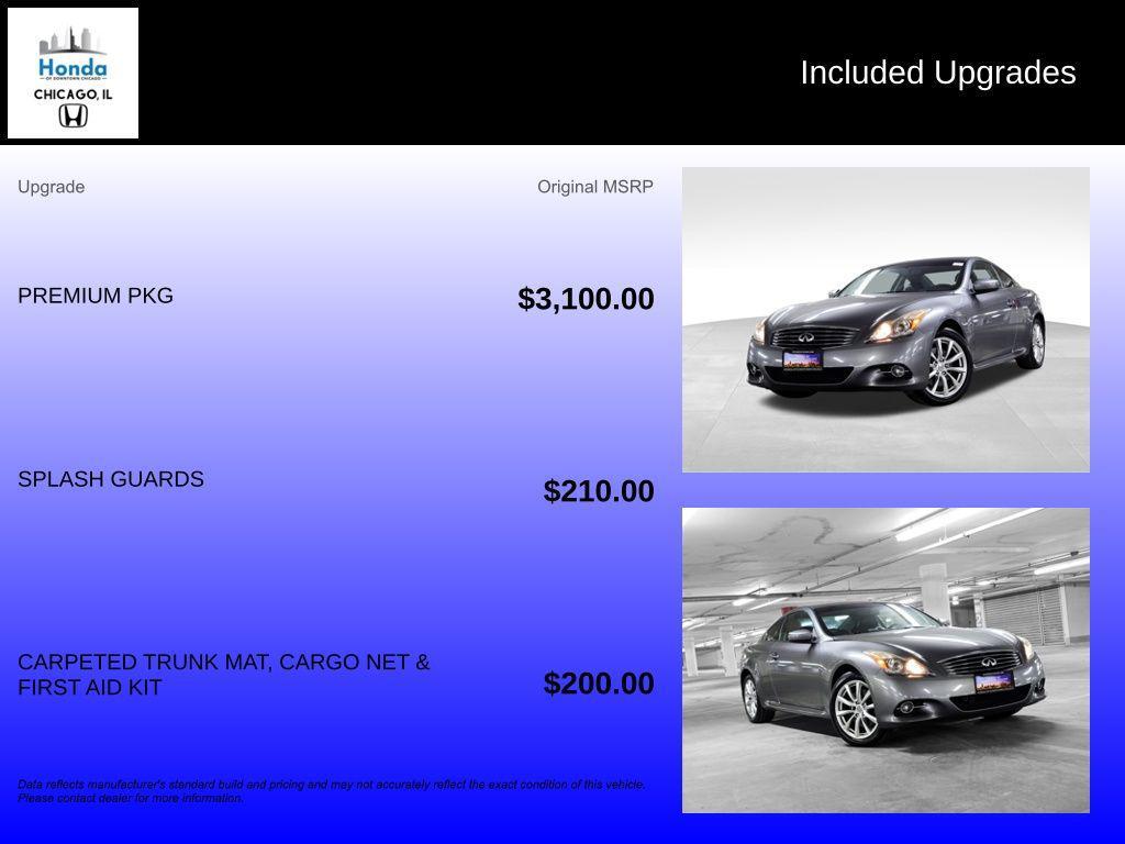 used 2012 INFINITI G37x car, priced at $12,000