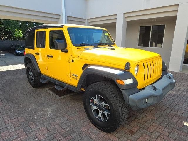 used 2019 Jeep Wrangler Unlimited car, priced at $18,495