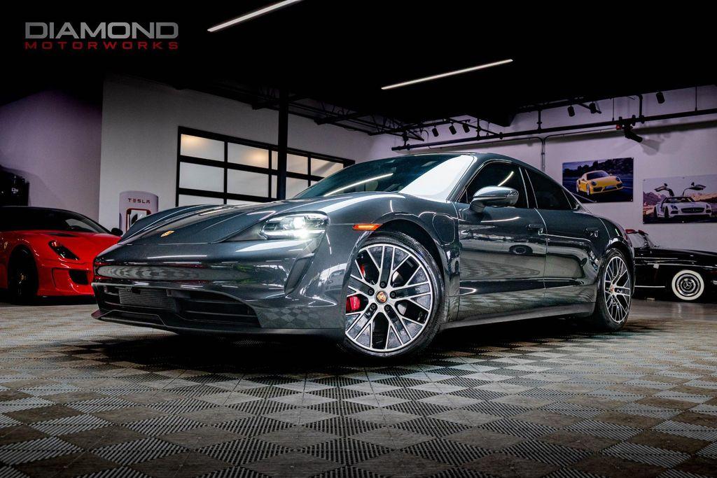 used 2021 Porsche Taycan car, priced at $61,800