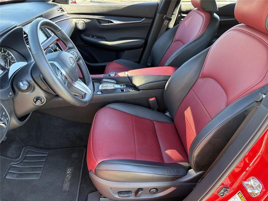used 2025 INFINITI QX55 car, priced at $37,495