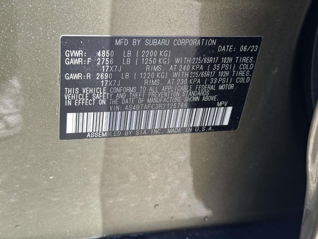 used 2024 Subaru Outback car, priced at $30,171