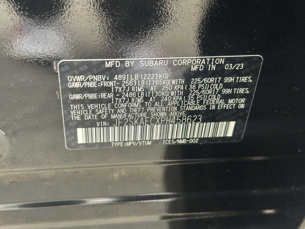 used 2023 Subaru Forester car, priced at $26,496