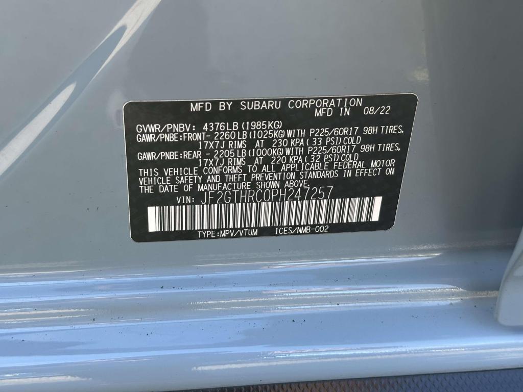 used 2023 Subaru Crosstrek car, priced at $22,996