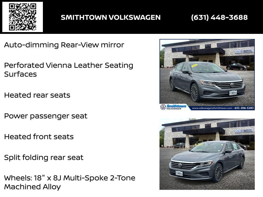 used 2022 Volkswagen Passat car, priced at $18,298