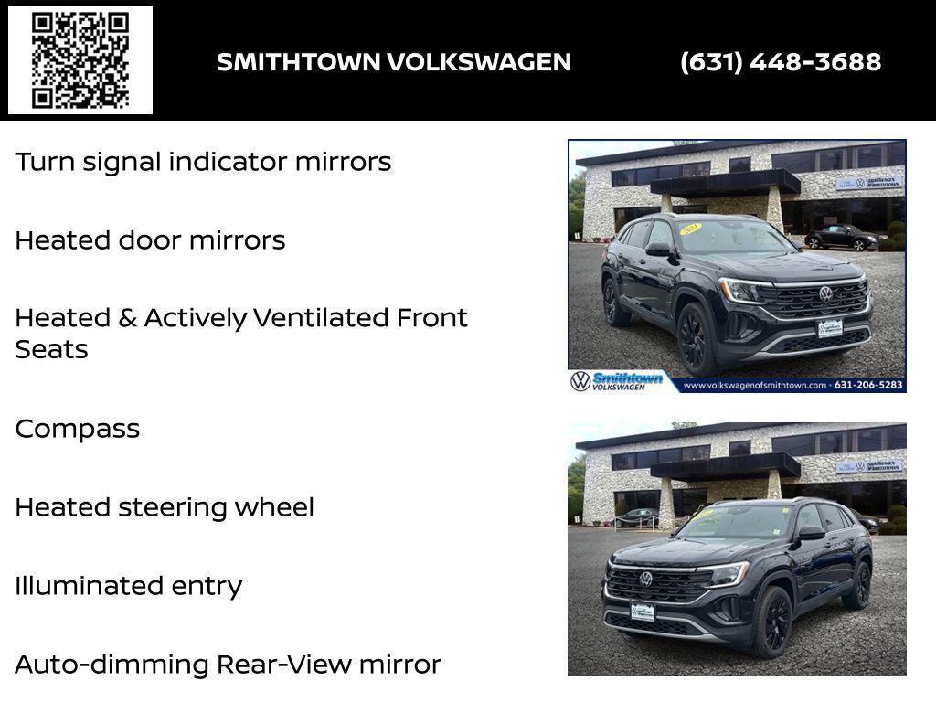 used 2024 Volkswagen Atlas Cross Sport car, priced at $25,600