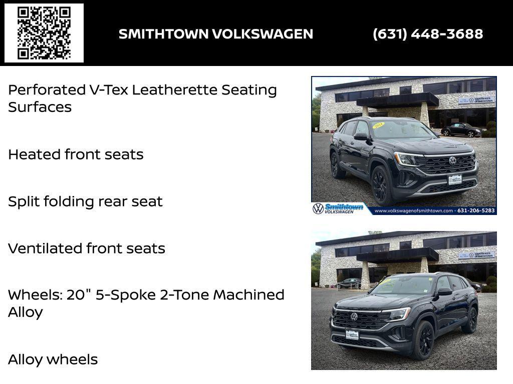 used 2024 Volkswagen Atlas Cross Sport car, priced at $25,600