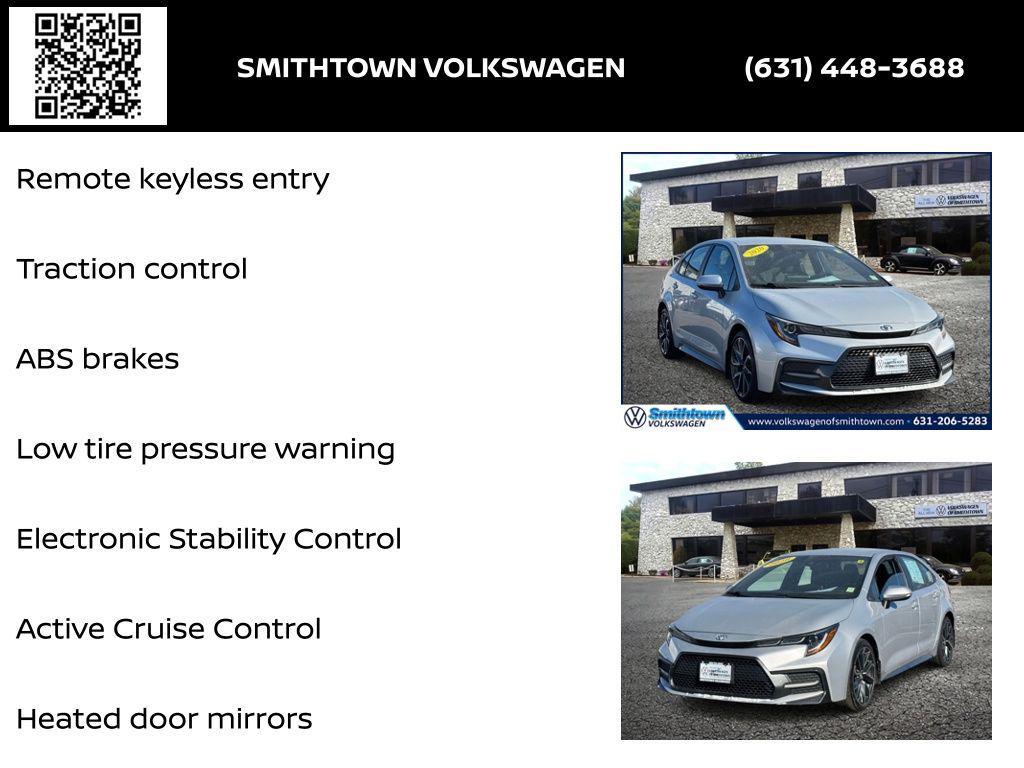 used 2020 Toyota Corolla car, priced at $14,200