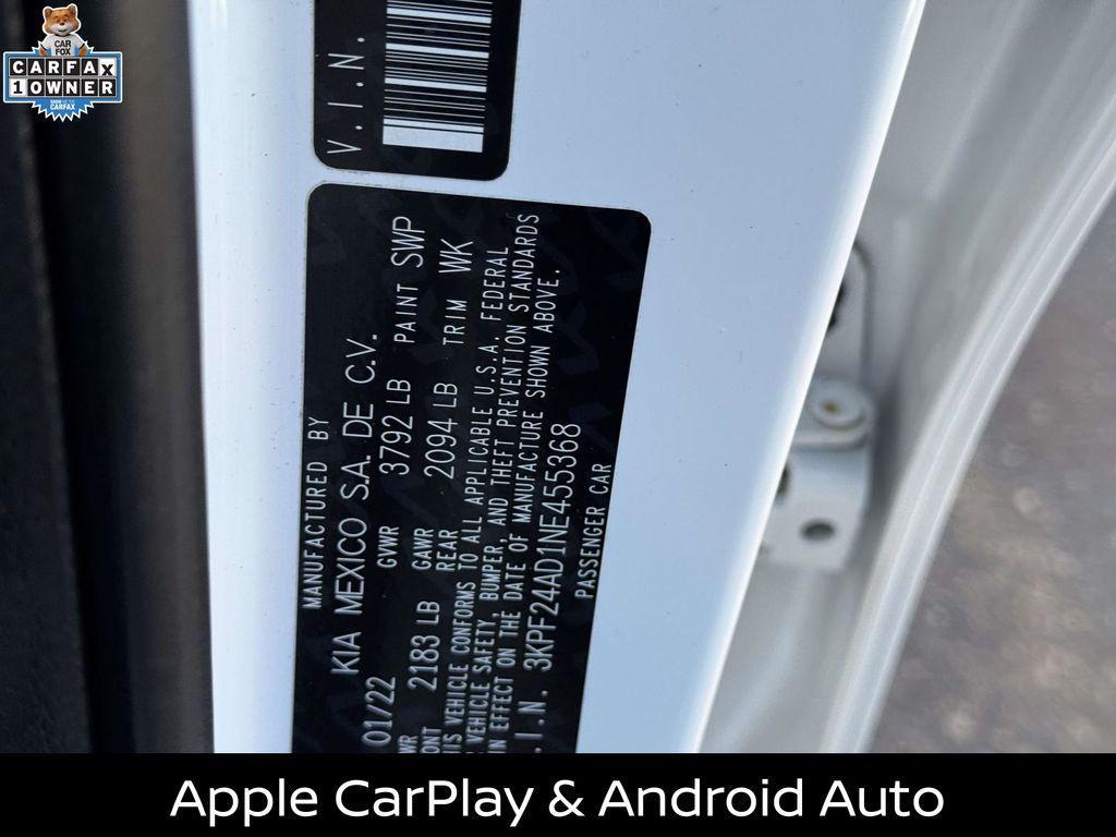 used 2022 Kia Forte car, priced at $12,000