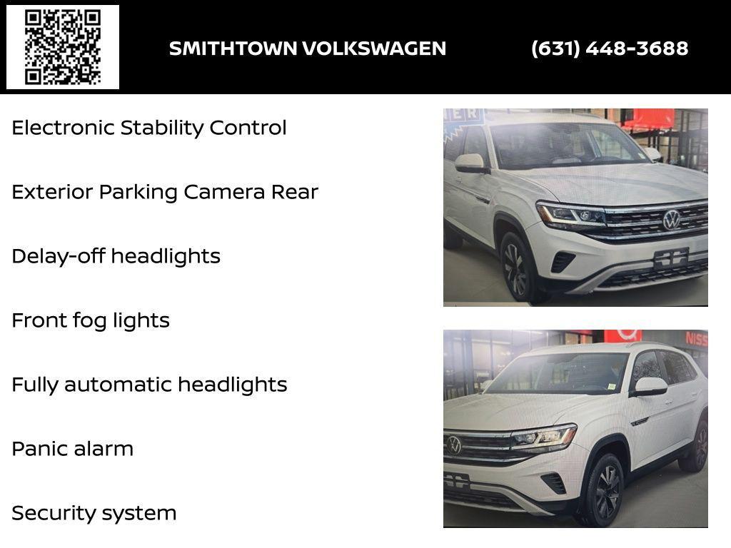 used 2021 Volkswagen Atlas Cross Sport car, priced at $21,530