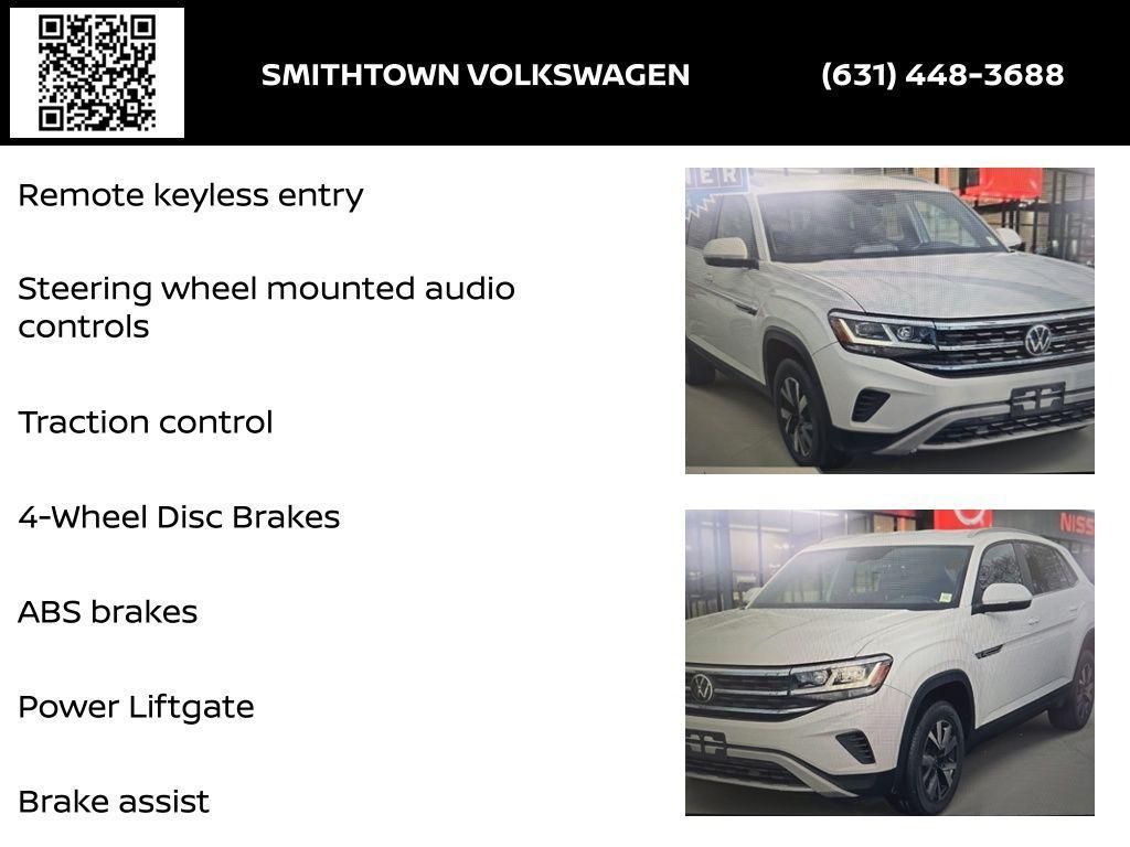 used 2021 Volkswagen Atlas Cross Sport car, priced at $21,530