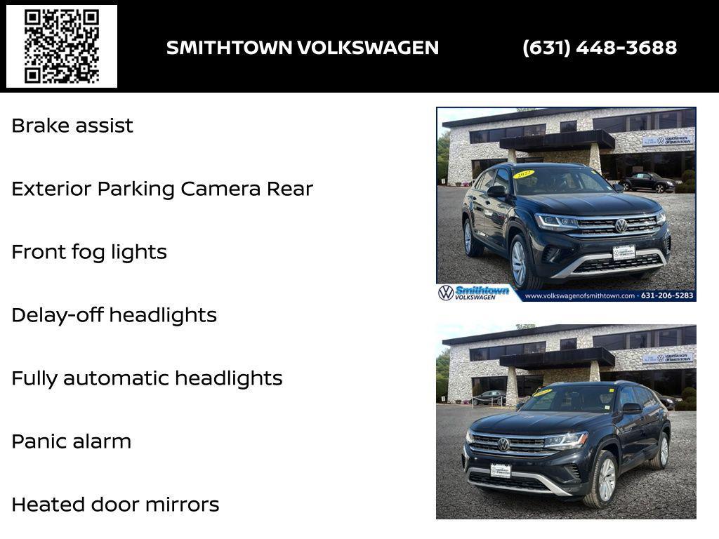 used 2022 Volkswagen Atlas Cross Sport car, priced at $20,452