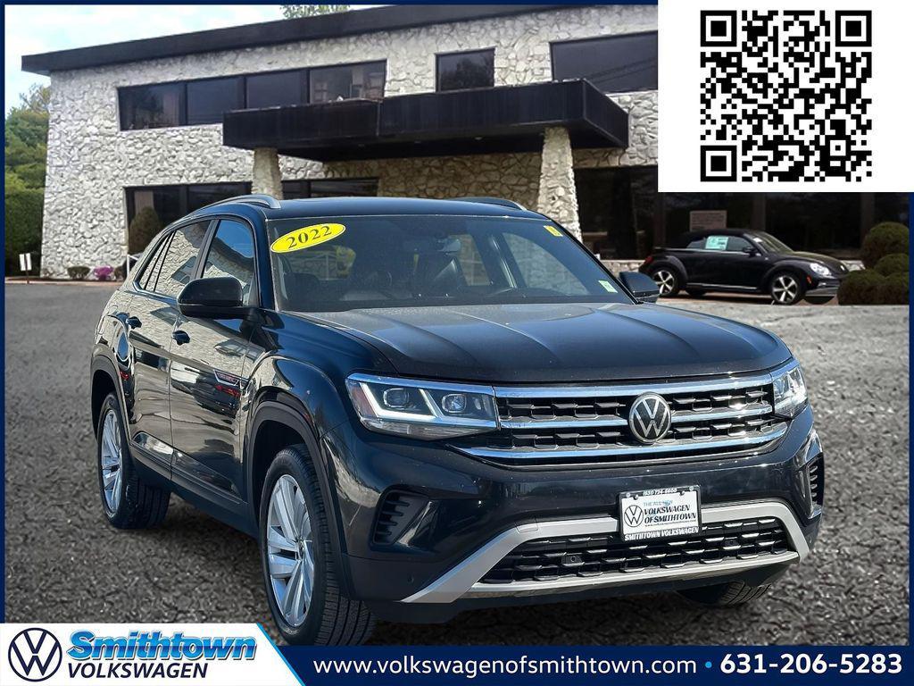 used 2022 Volkswagen Atlas Cross Sport car, priced at $20,452