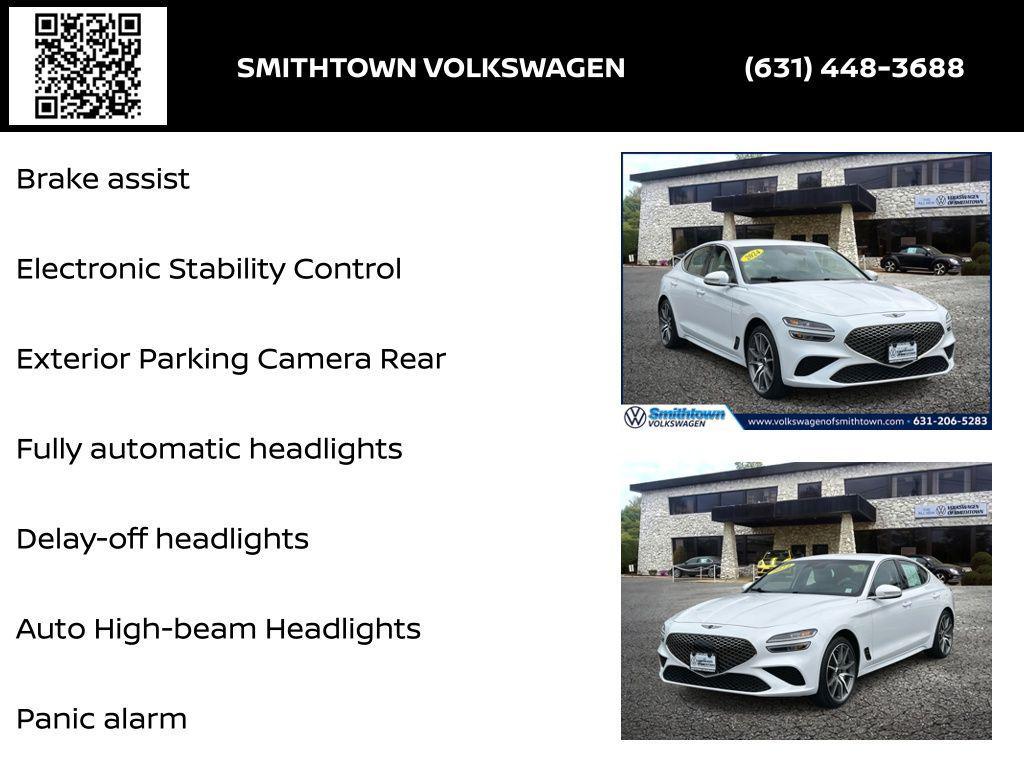 used 2024 Genesis G70 car, priced at $24,958