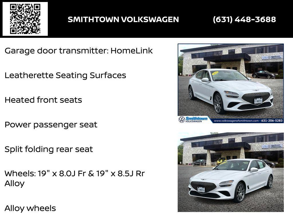 used 2024 Genesis G70 car, priced at $24,958