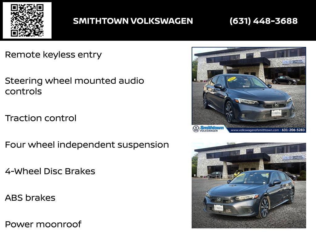used 2022 Honda Civic car, priced at $18,474