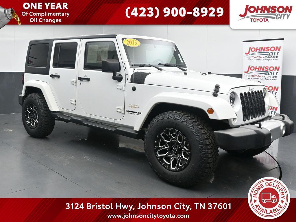 used 2015 Jeep Wrangler Unlimited car, priced at $17,014