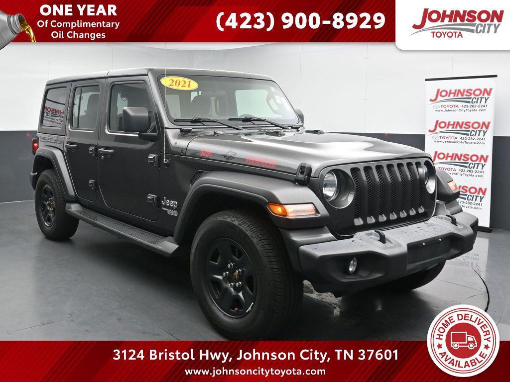 used 2021 Jeep Wrangler Unlimited car, priced at $19,282
