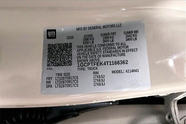 new 2026 Chevrolet Colorado car, priced at $64,415