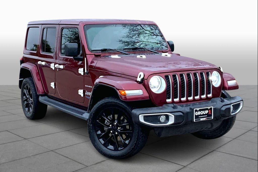 used 2021 Jeep Wrangler Unlimited 4xe car, priced at $24,998