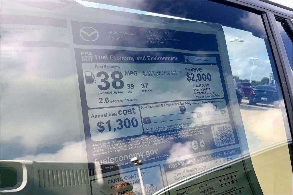 new 2026 Mazda CX-50 Hybrid car, priced at $39,210
