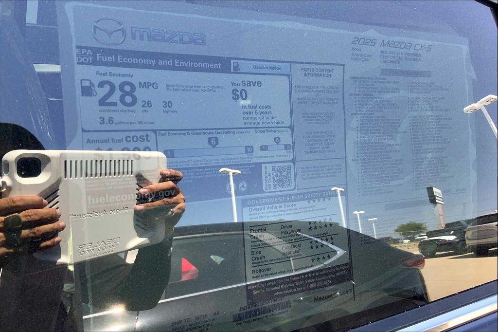 new 2025 Mazda CX-5 car, priced at $28,793