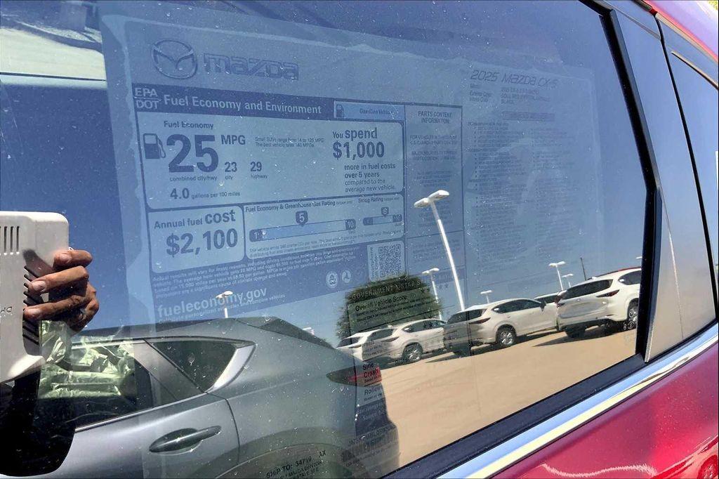 new 2025 Mazda CX-5 car, priced at $28,429