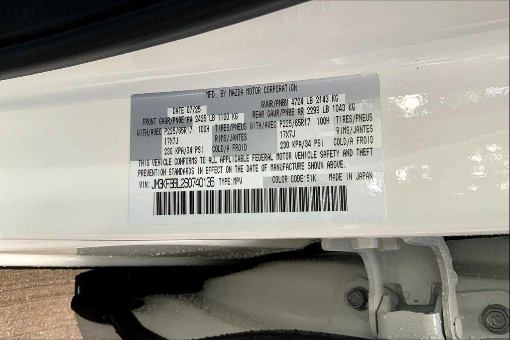 new 2025 Mazda CX-5 car, priced at $28,489