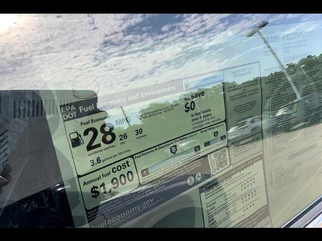 new 2025 Mazda CX-5 car, priced at $33,380