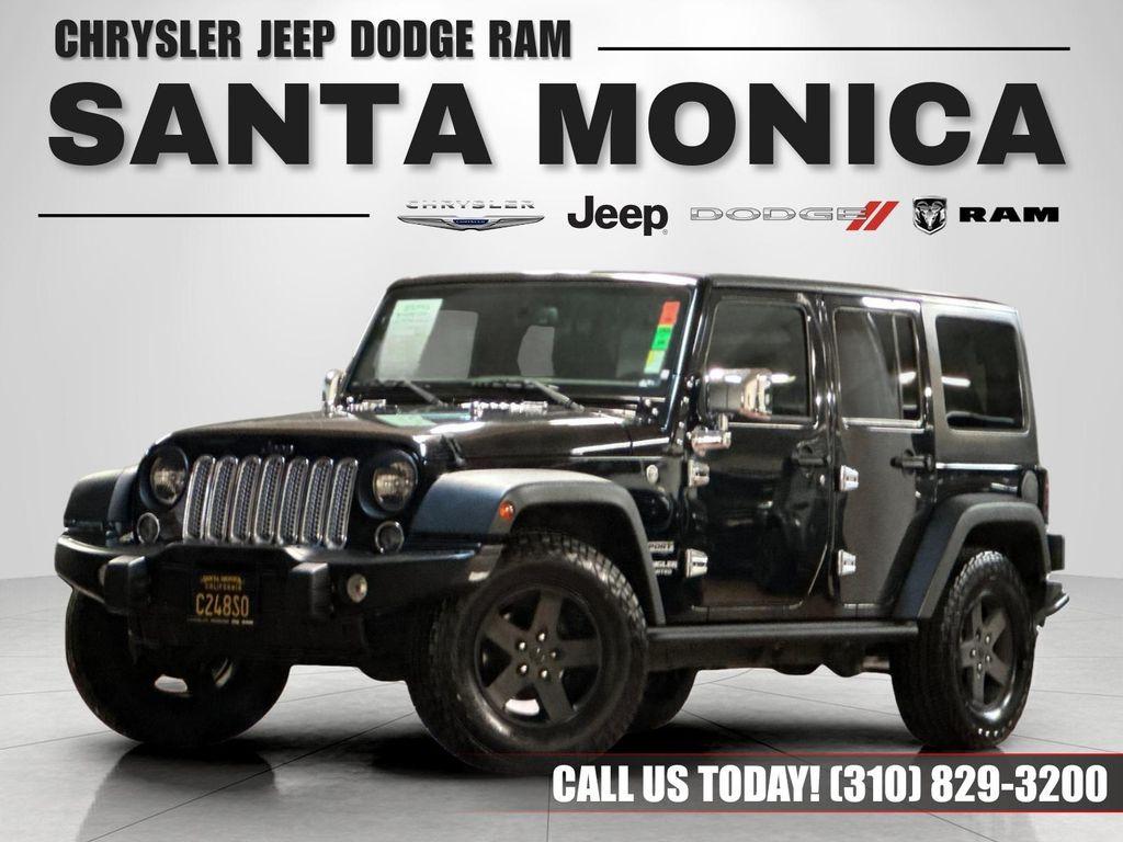used 2016 Jeep Wrangler Unlimited car, priced at $18,888