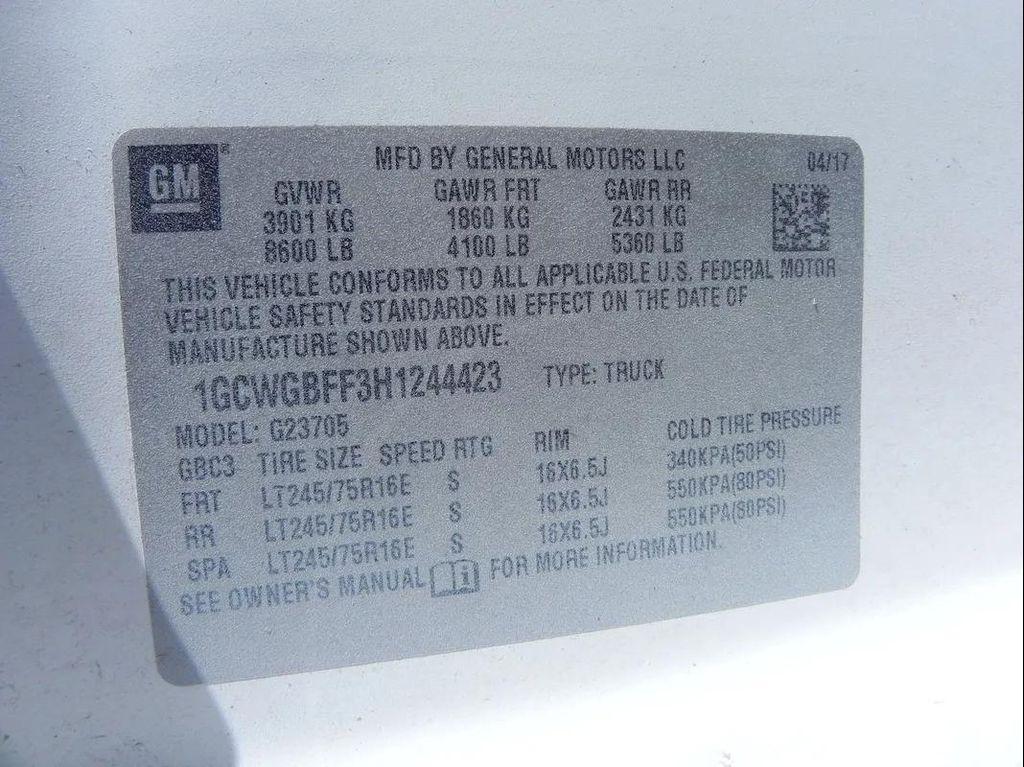 used 2017 Chevrolet Express 2500 car, priced at $26,975