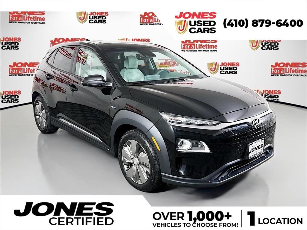 used 2020 Hyundai Kona EV car, priced at $14,998