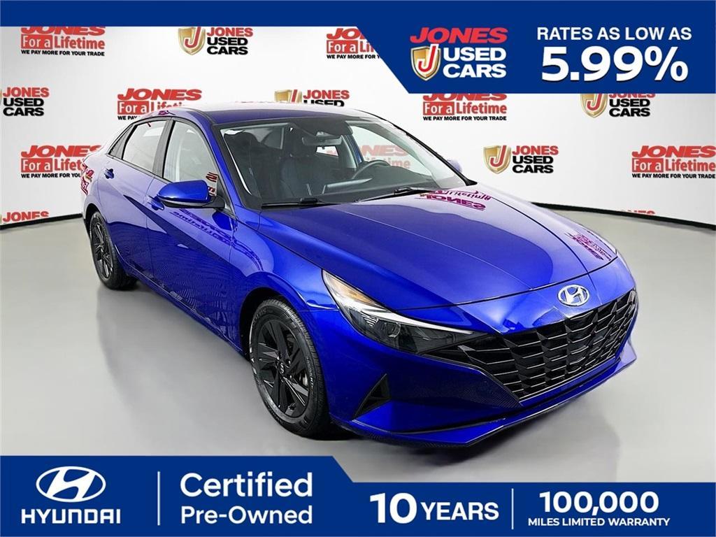 used 2021 Hyundai Elantra car, priced at $18,995