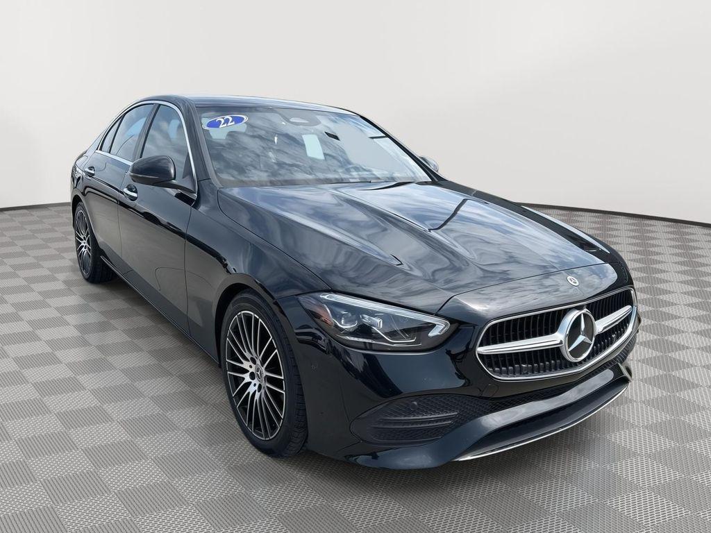 used 2022 Mercedes-Benz C-Class car, priced at $35,000