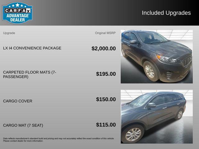 used 2020 Kia Sorento car, priced at $13,906