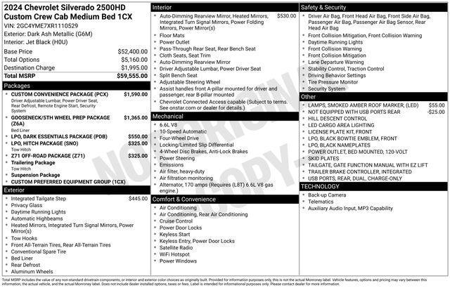 used 2024 Chevrolet Silverado 2500 car, priced at $47,406