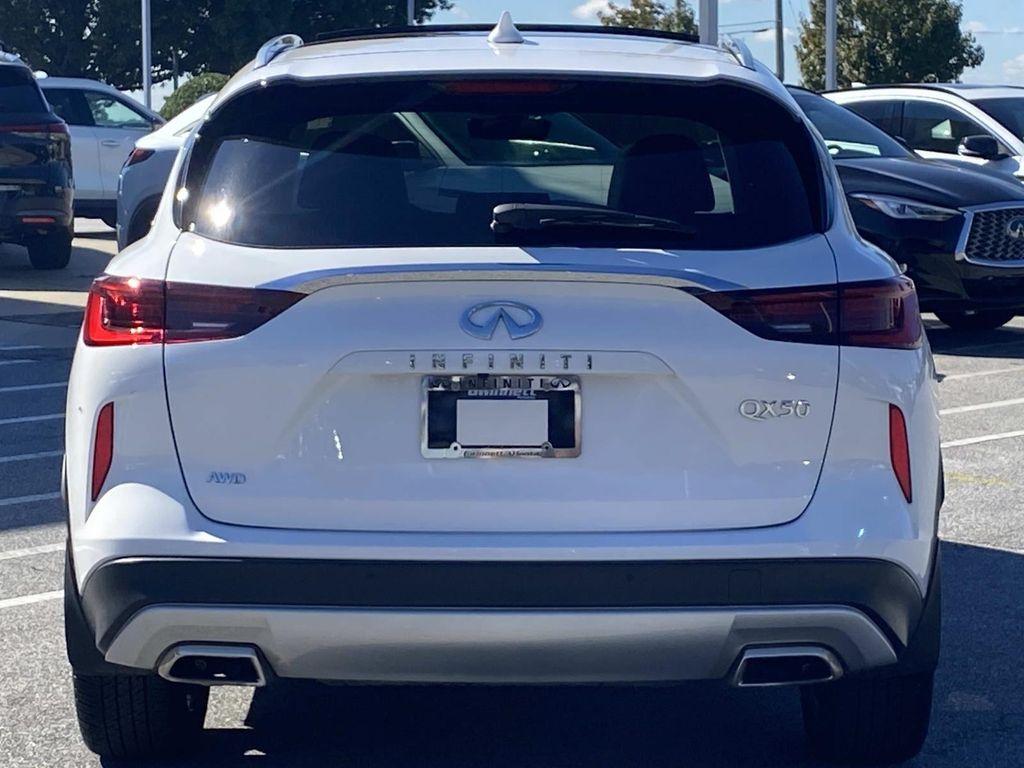 used 2025 INFINITI QX50 car, priced at $35,750