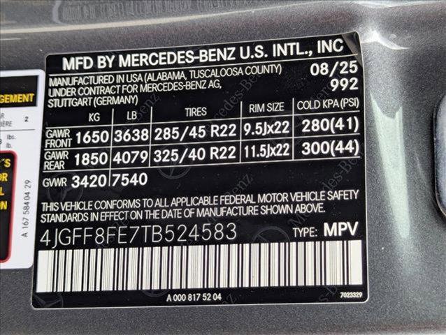 new 2026 Mercedes-Benz GLS 580 car, priced at $122,270