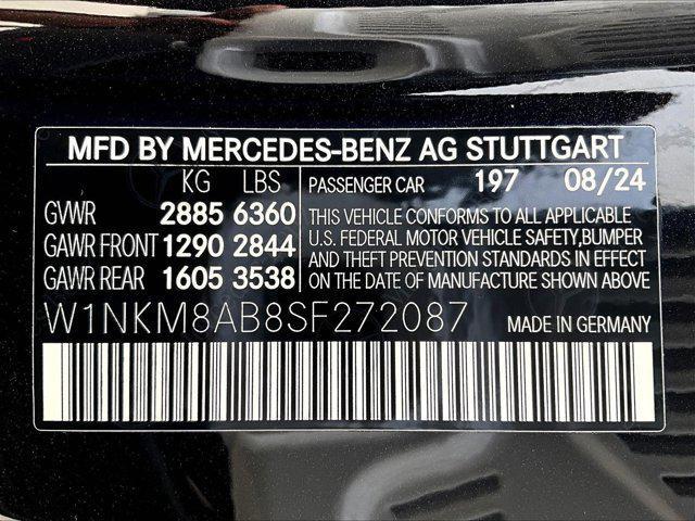 new 2025 Mercedes-Benz AMG GLC 63 car, priced at $99,625