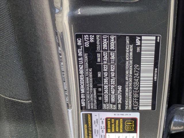 new 2025 Mercedes-Benz GLS 580 car, priced at $117,280