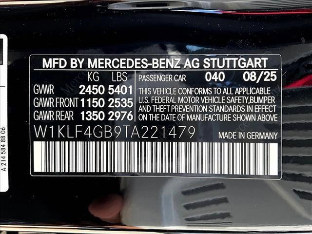 new 2026 Mercedes-Benz E-Class car, priced at $66,420