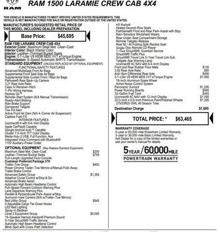 used 2019 Ram 1500 car, priced at $26,460