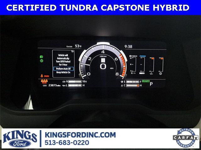 used 2023 Toyota Tundra Hybrid car, priced at $53,810