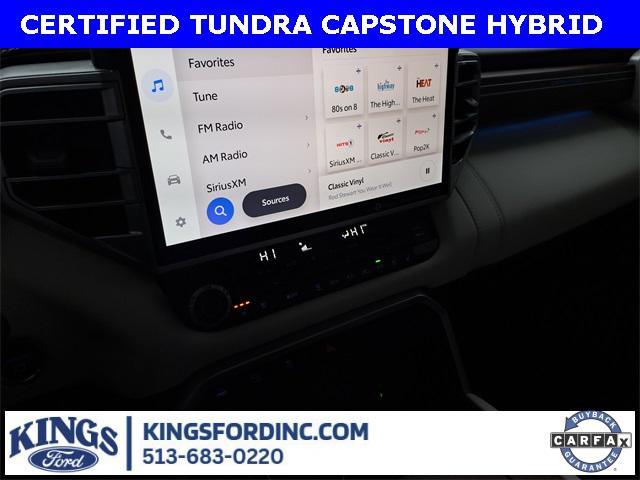 used 2023 Toyota Tundra Hybrid car, priced at $53,810