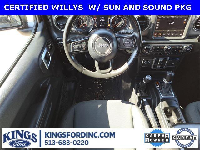 used 2021 Jeep Wrangler car, priced at $27,307