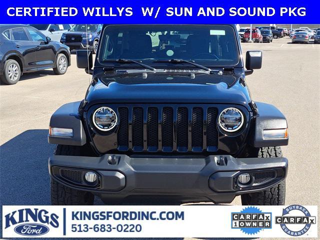 used 2021 Jeep Wrangler car, priced at $27,307