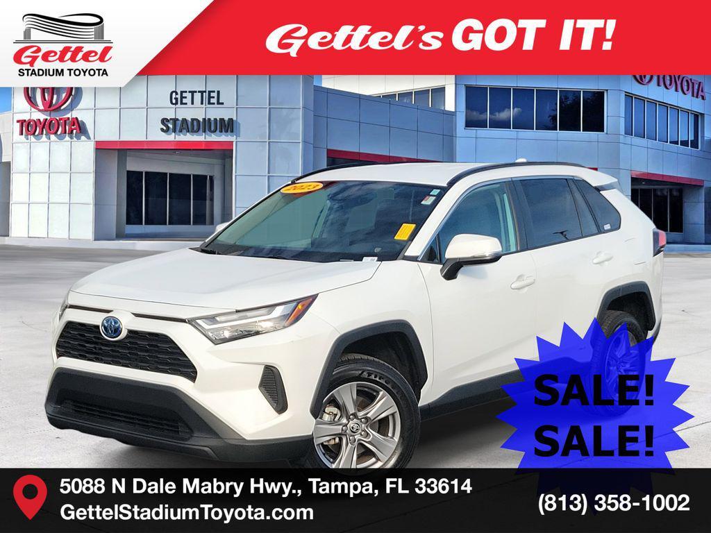 used 2023 Toyota RAV4 Hybrid car, priced at $28,123