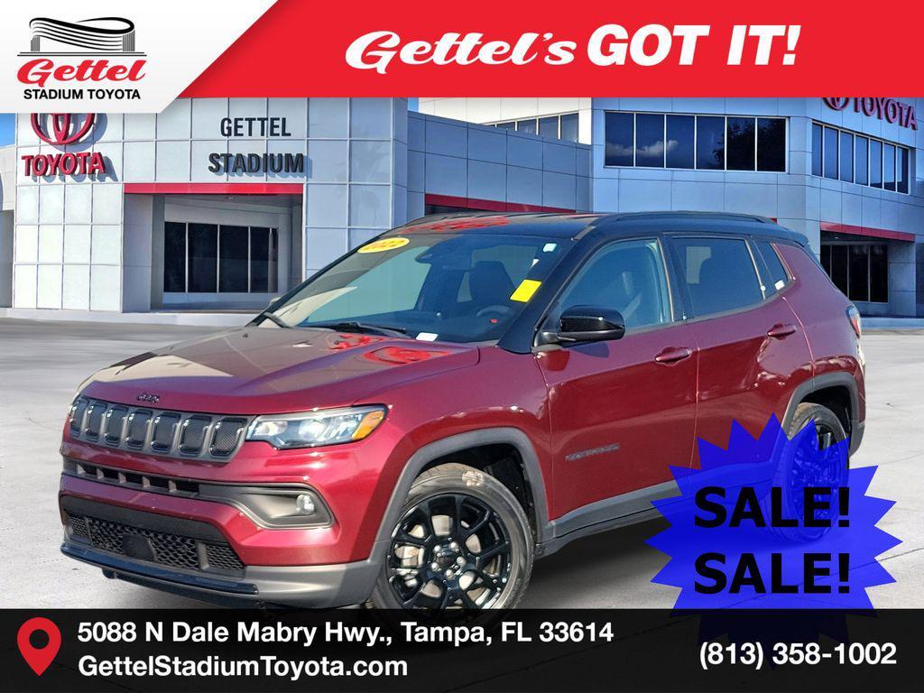 used 2022 Jeep Compass car, priced at $15,372