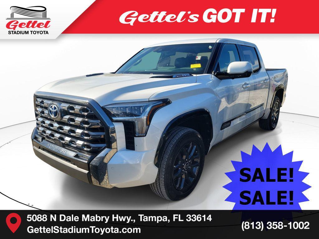 used 2023 Toyota Tundra Hybrid car, priced at $54,131