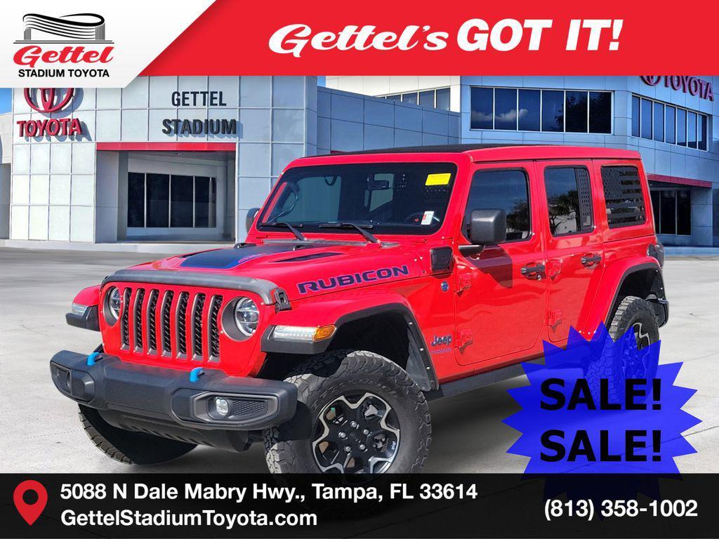used 2021 Jeep Wrangler Unlimited 4xe car, priced at $26,572