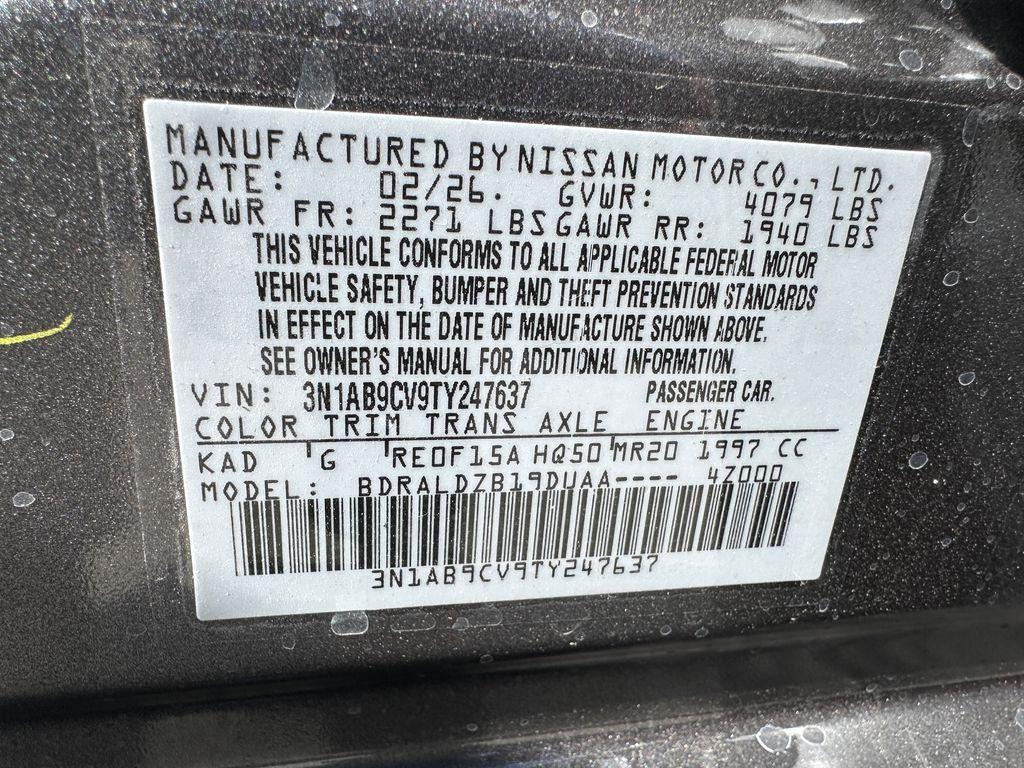 new 2026 Nissan Sentra car, priced at $24,487